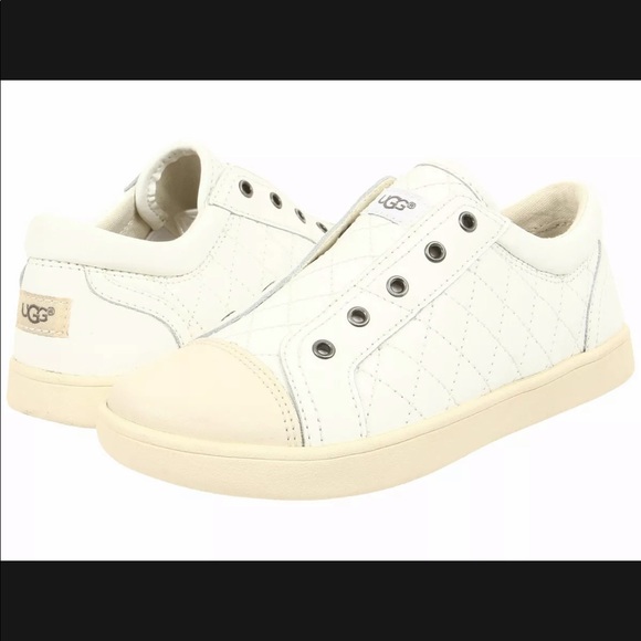 UGG Other - NIB UGG Australia Kids White Leather Sneaker